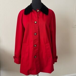 LAUREN RALPH LAUREN Women’s Equestrian Red Coat Jacket Size Large